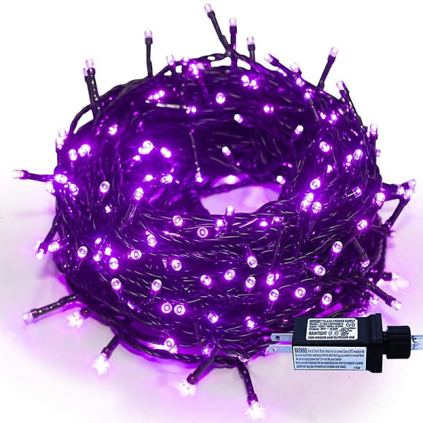 GHYT 300 LED väriä vaihtavat jouluvalot, liitettävät värikkäät valosarjat kaukosäätimellä, vedenpitävät violetit puuvalot pistokkeella sisä- ja ulkokäyttöön