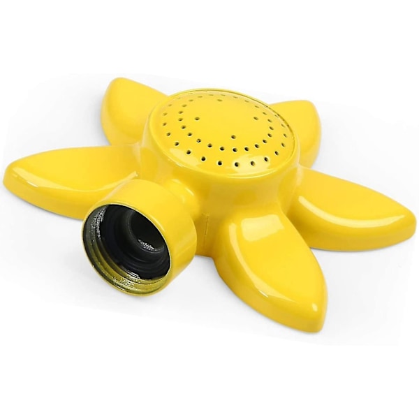 Sprinkler för trädgård barn, blomdesign cirkulär fläck utomhus vattenspray sprinkler med skonsam
