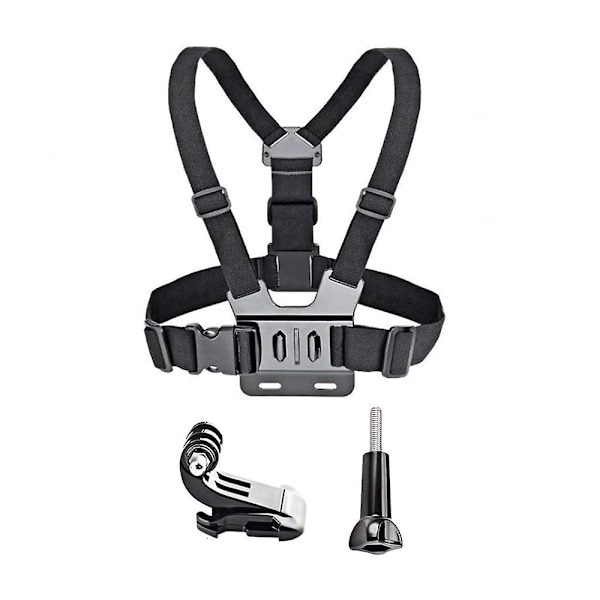 Rintahihna Päähihna Vyö Gopro Hero 9 8 7 5 Mustalle Xiaomi Yi 4k Sjcam Sj4000 Insta360 Toiminta Kamera Lisävarusteet Kiinnitys (Rintahihna)
