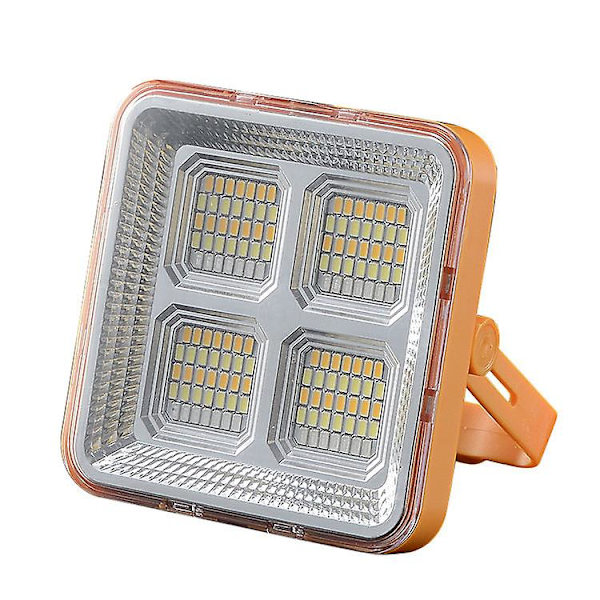 Taitettava kannettava vedenpitävä aurinkokenno USB-ladattava LED-leirivalaisin ulkokäyttöön hätätilanteisiin
