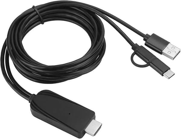 Samma skärmkabel - 1080p Hd Usb-c adapterkabel Bluetooth Samma skärmkabel för Android mobiltelefon