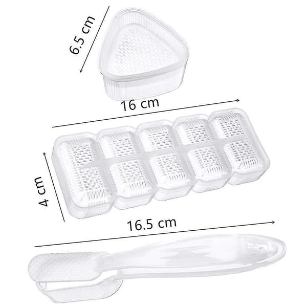 3 st Onigiri Maker Risboll Sushi Form Set för Hem Kontor Sushi Restauranger