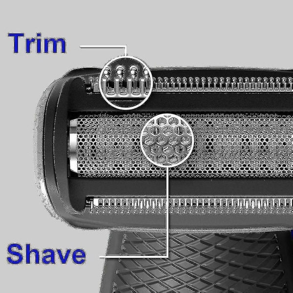 2-paks barberhode for Philips Bodygroom Bg 2024-2040 S11 Yss2 Series høy kvalitet