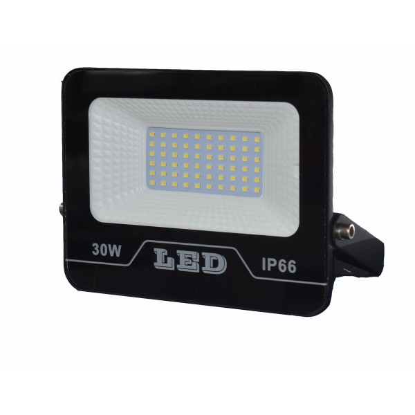 30W dimbar LED-lyskaster, 100 LM utendørs LED-spotlight kan dimmes med bryter, (6500K) utendørslampe, IP65 vanntett sikkerhetsbelysning, utendørslys co