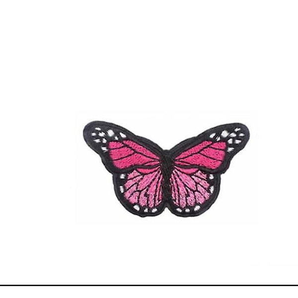 Exquisite Butterfly Applique Broderad Applique Kläder Patch Sticker Strykning Sömnad Lämplig För Jeans Ryggsäck（10 st S）