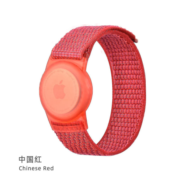Apple Airtag vaskbart armbåndsurbånd (rød)