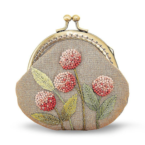 Ny Broderi DIY Handgjorda Material, Väska Tillverkningsmaterial Kit, Nybörjare Tyg Broderi För Vuxna, Flera Mönster