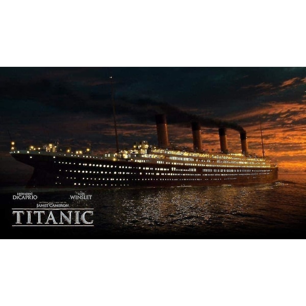 1000/500/300 brikker puslespill for voksne Titanic-plakat Barn puslespillsett for familie | Pedagogisk spill