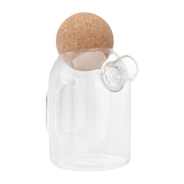 1 st korkglas tekanna tjockt glas tekanna juicekanna tekanna för hemmet