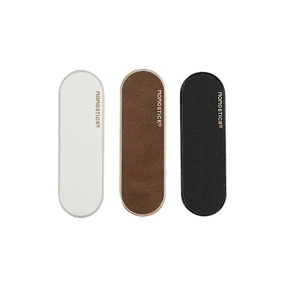 Smartphone Finger Holder - Push Pull Finger Ring Holder, Holder Grip - Matte Series（brun）