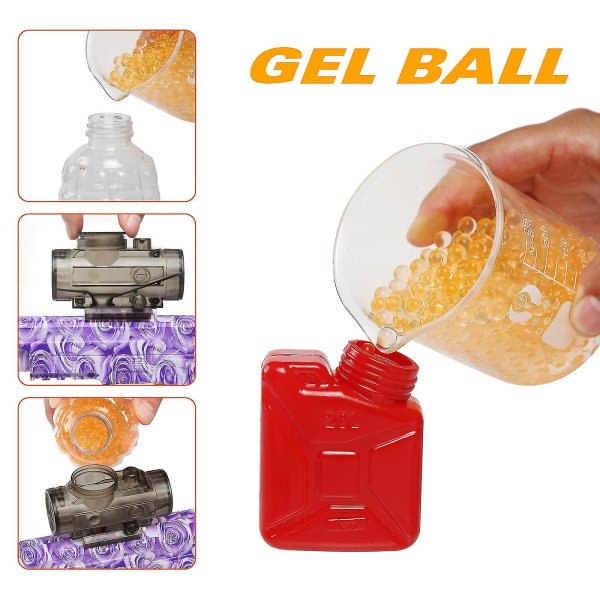 Elektriske Gel Ball Blaster Toy Guns, Full Auto Splatter Ball Blaster