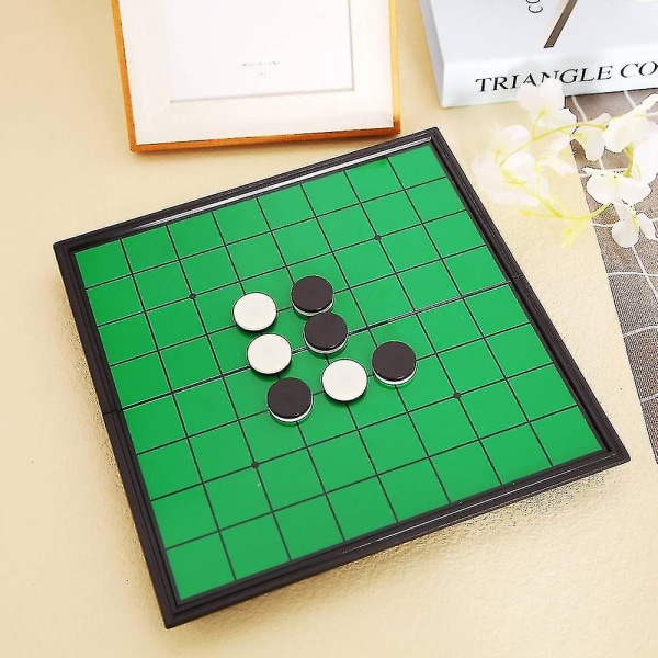 Magnetisk Bærbar Folde Reversi Othello Board Skak Standard Uddannelseshjem Forældre-børn Fam