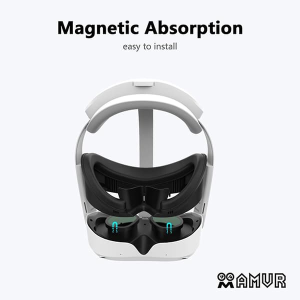 Elastisk ventilert skinn ansiktsputer myk ansiktsputer brakettsett for Pico 4 VR-headset tilbehør