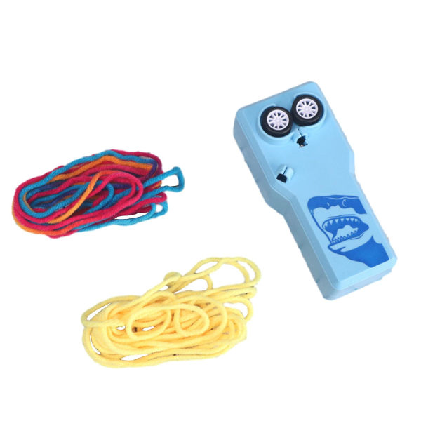 Rope Launcher Propel String Rope Push Thruster Controller Cord Shooter (blå)