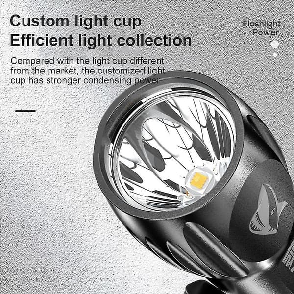 Mini-taskulamppu, kolme tilaa, tehokas LED-taskulamppu, ulkokäyttöön, vedenpitävä