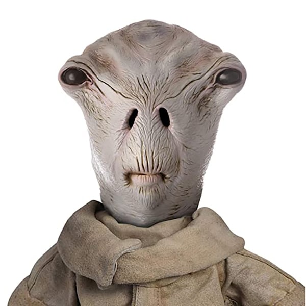 Area 51 Alien Mask Extraterrestrial Biological Latex Full Head Realistic Masks Fancy Dress För Halloween Carnival Costume Party