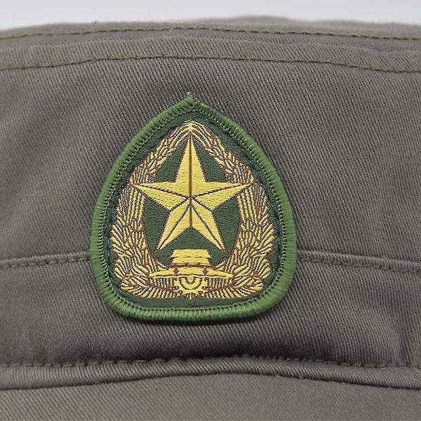 Femuddig stjärnkamouflage militär keps ren bomull kamouflage keps utomhus sport bergsklättring kamouflage broderad keps