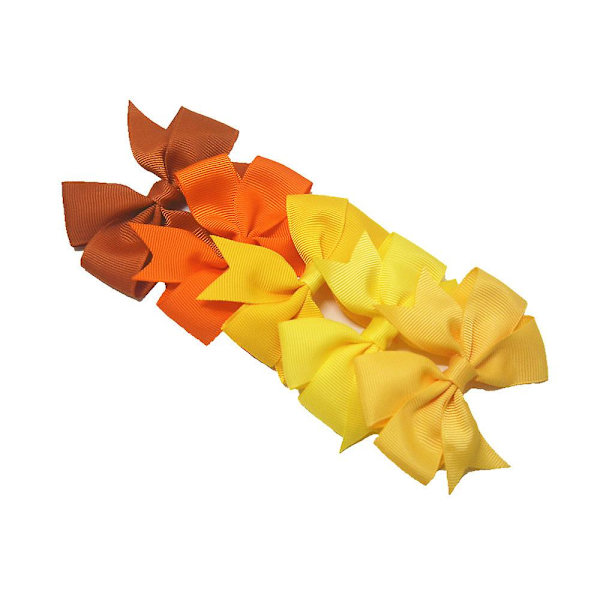 WABJTAM 40 sæt Boutique Grosgrain Ribbon Pinwheel Bows til Baby Piger, Toddler Bow Hårklemmer Fødselsdagsgaver