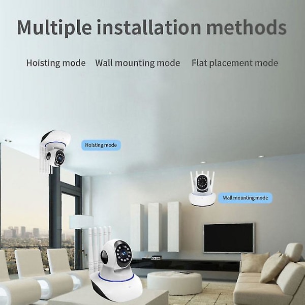 1080p Jxlcam Wifi Ip-kamera Night Vision Smart Home-kamera Wide View Overvågning Cctv-kamera