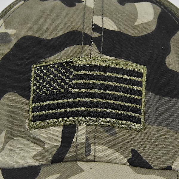 Amerikansk flag camouflage baseball cap broderet peaked cap mesh cap personlig broderi buet skygge solskærm Cm612