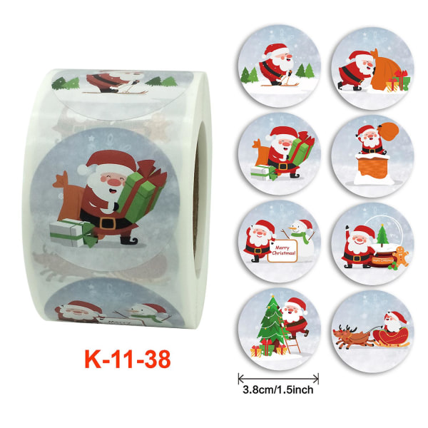 1 Roll Label Stickers Prime Durable High Quality Sturdy Label Stickers Sealing Sticker Christmas Stickers For Xmas