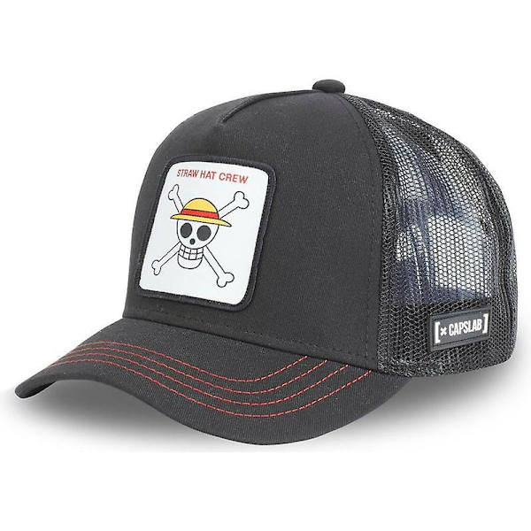 Cartoon One Piece Baseball Cap Luffy Zoro Mesh Cap Hip Hop Trucker Cap Head Net