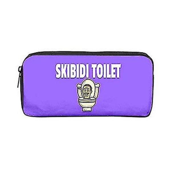 Skibidi Toalettpennskrin Kawaii Anime Game Karaktär Pennfodral Väska Stationery Tillbaka Till Skolan Student Material Barn Gåvor（Flerfärgad）