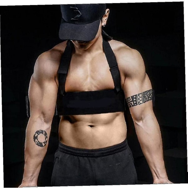 1 stk Justerbar vektløftende armtrener Kroppsbygging Biceps Triceps Curl Bomber Arm Muskeltrening