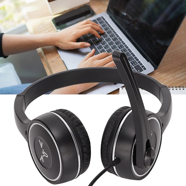 Barnens hörlurar 4d Stereo Surround Justerbara Professionella Usb Datorheadset Med Inbyggd Mikrofon Volymkontroll För Online Klass Musik Spel