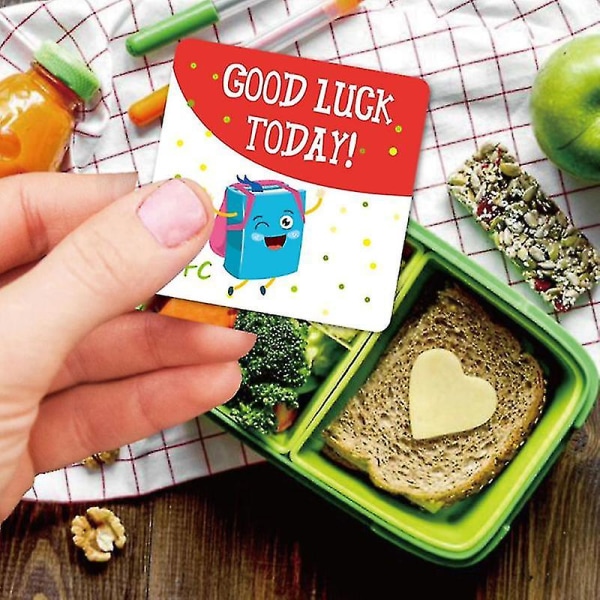 60 st Lunchboxlappar för barn Söta matlådelappar för dagis Shytmv（A）