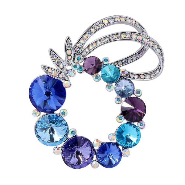 WABJTAM Brosjer for Damemote,Rhinestone Brosje fra Crystal Jewelry Damesøljer & Pins2PCS