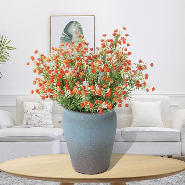 Iögonfallande bred applikation lättviktsfin textur DIY konstgjord blomma dekor för bröllop (blå)