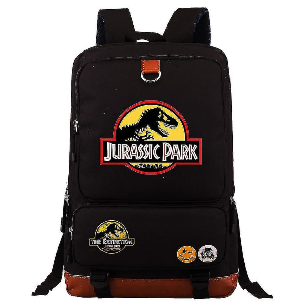 Jurassic World & Park-rygsæk: Holdbar bærbar rejsetaske - rygsæk, messenger, skoletaske med skulderstropper til figurer og skoleartikler（9）