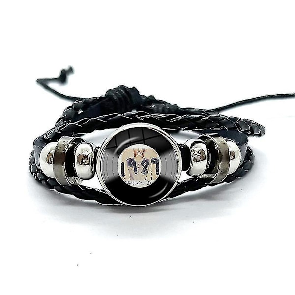 Taylor Swift Armband Taylor Swift Vinyl Record Läderarmband（1）