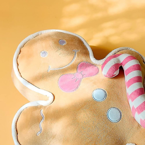 Pepparkaksgubbe plyschdocka kakman plyschfylld leksak pepparkaksgubbe 17 tum - Snngv