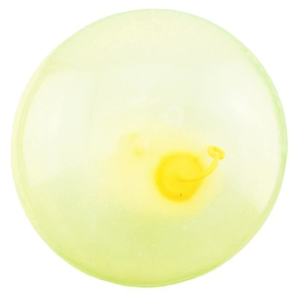 Clear Bubble Ball oppblåsbar wubble ballong for barn utendørs strandleker（L，gul）