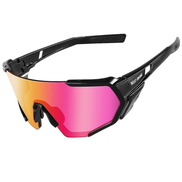 Kompatibel Withwest Biking Photochromic Bike Glasses Bicycle Uv400 Sports, svart