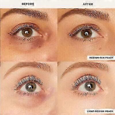 Färgad lera CC Undereye Corrector Concealer i Medium Tan Nyans 2,4 ml för neutralisering av mörka ringar Light