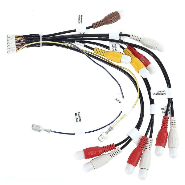 Rca Output Wire Aux-in Subwoofer Mikrofonadapter 24pin Universal Kabel
