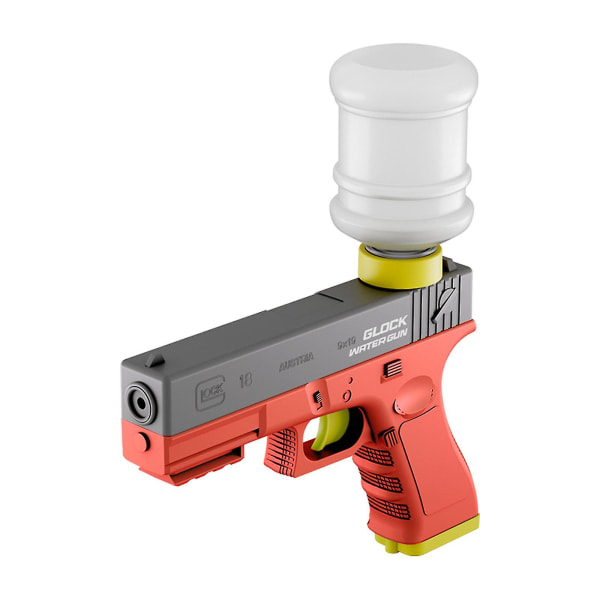 Elektrisk vattenpistol, automatiska sprutpistoler med en knapp (röd)