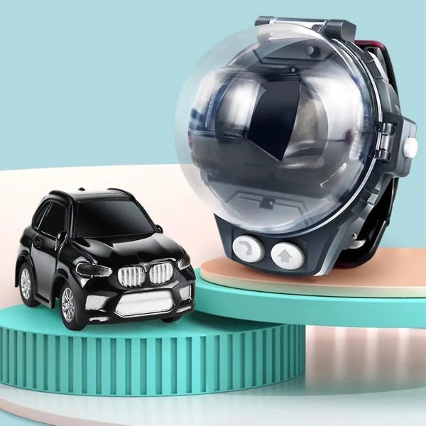 Mini Te Control Watch Billegetøj 2,4ghz 2022 Wrist Racing Car Watch Usb Charging Cartoon Small Rc Interactive Legetøj Gave Til Drenge Piger Fødselsdag