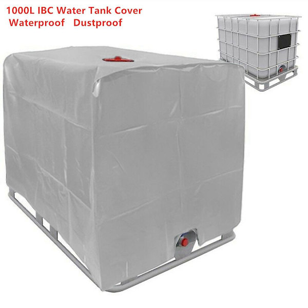 210D utomhus vattentanksskydd för 1000L IBC vattentank tillbehör (120*100*116cm, grön)