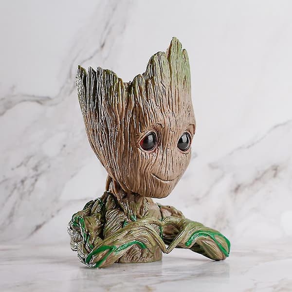 Baby Groot Blomsterpotte - Innovativ Actionfigur Til Planter