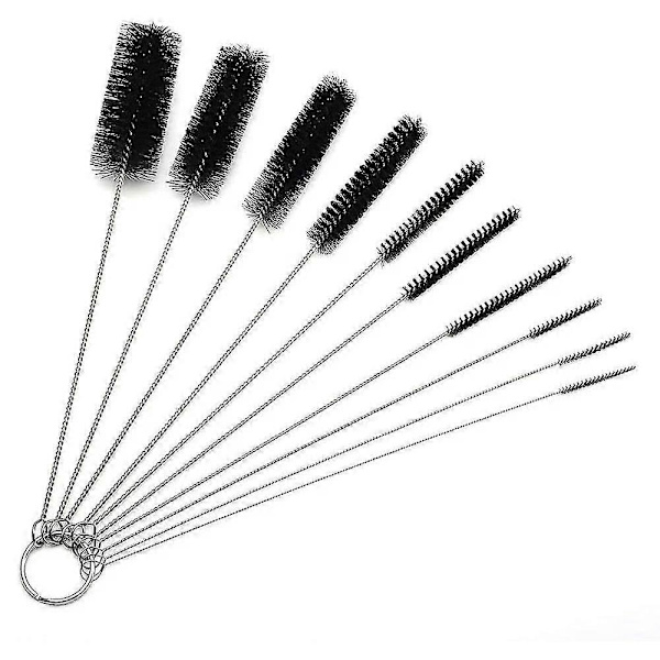 1 st - Halm, Nylon Slangrör, 10-pack Halm Borstar för Halm, Flaskor, Tangentbord, Smycken, Rör