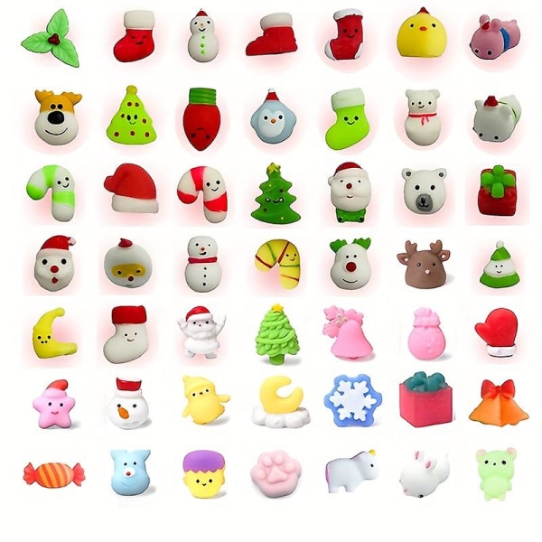 Christmas Countdown Kalender Blind Box Stress Relief and Ventilation Dumpling Squeeze Toy
