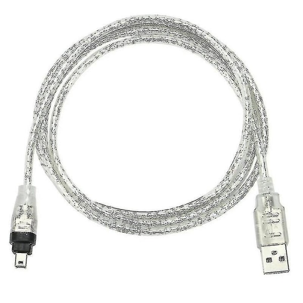 USB -uros Firewire Ieee 1394 4 Pin Ilink -sovitinjohto 1394 kaapeli Sony#d419940