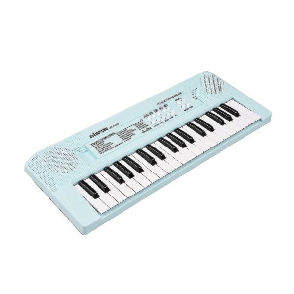 Elektroniskt piano med miniklaviatur Elektroniskt klaviatur med 37 tangenter Piano barnpiano (blått)