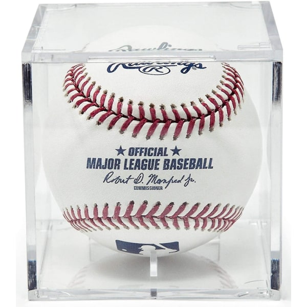 Baseball Display Taske, UV-beskyttet Akryl Terning Baseball Holder Firkantet Klar Box Memorabilia Display Opbevaring Sport Officiel Baseball Autograf Displ