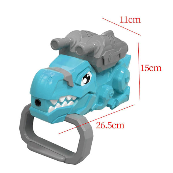 Dinosaurie Launcher Leksak Dinosaurie Launcher Spel Playset För Pojkar Semestergåva 2 Batteri Blå