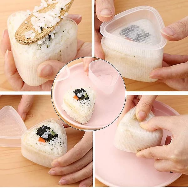 3 st Onigiri Maker Risboll Sushi Form Set för Hem Kontor Sushi Restauranger